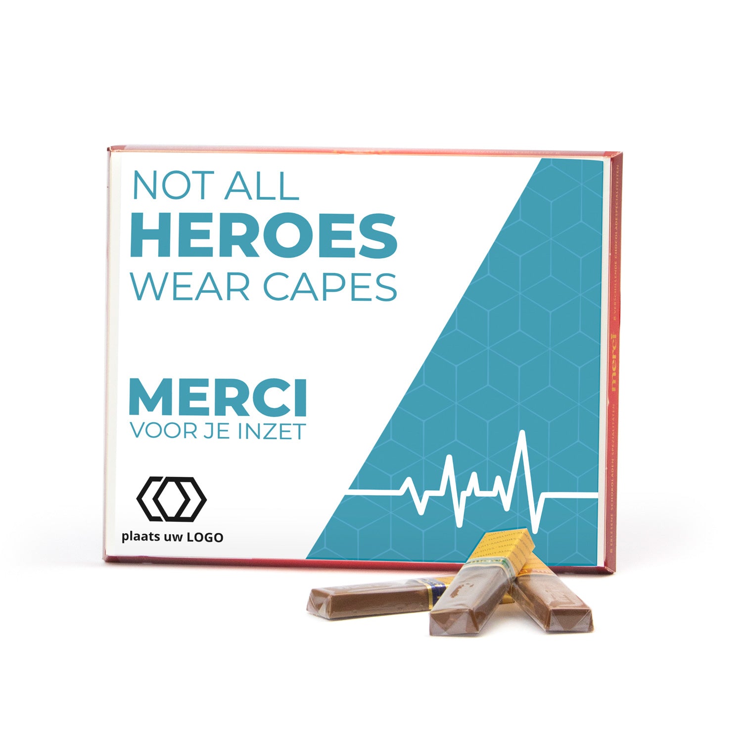 Merci met eigen inlay kaart 250 gram - Verpleging - Bedankjes.nl