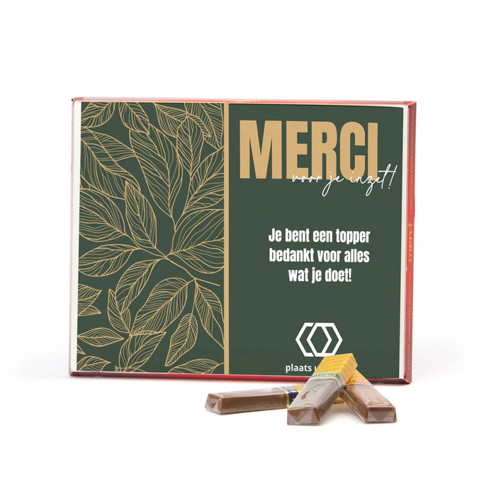 Merci met eigen inlay kaart 250 gram - Zakelijk Merci met eigen inlay kaart 250 gram - Zakelijk
