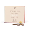Merci met eigen inlay kaart 250 gram - Vrijwilliger - Bedankjes.nl