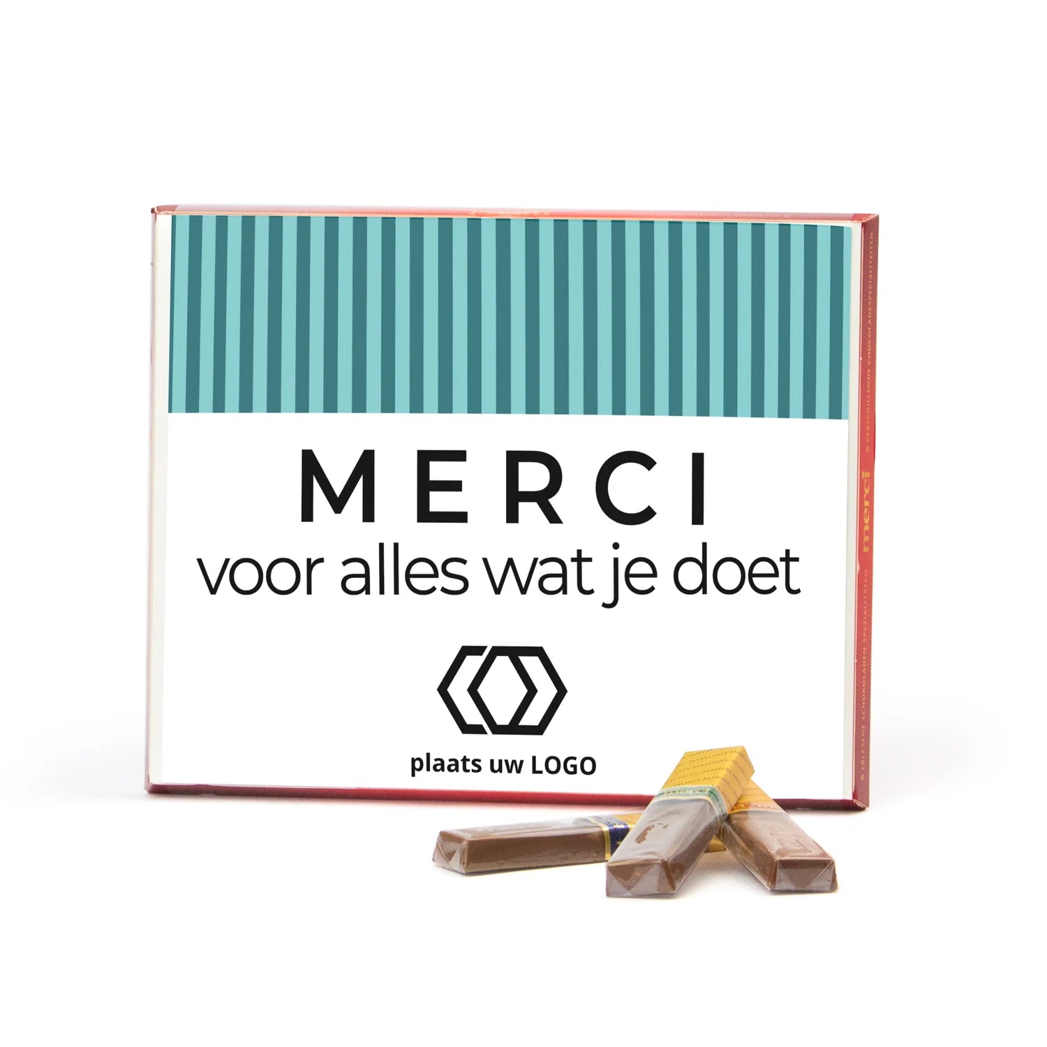 Merci met eigen inlay kaart 250 gram - Vrijwilliger