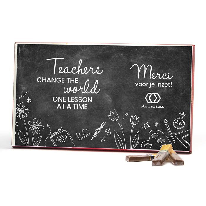 Merci met eigen inlay kaart 400 gram - Leraar Merci met eigen inlay kaart 400 gram - Leraar