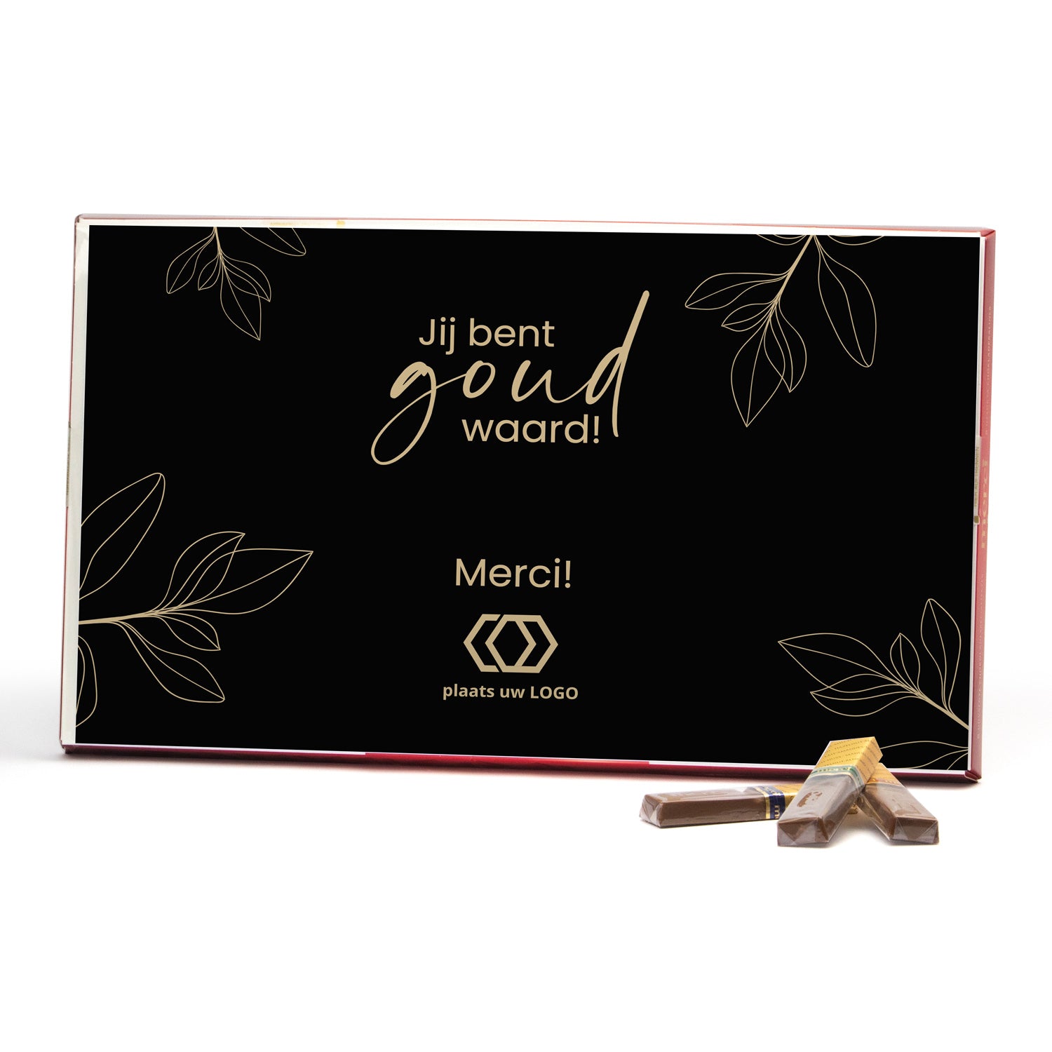 Merci met eigen inlay kaart 400 gram - Verpleging - Bedankjes.nl