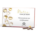 Merci met eigen inlay kaart 400 gram - Pasen - Bedankjes.nl