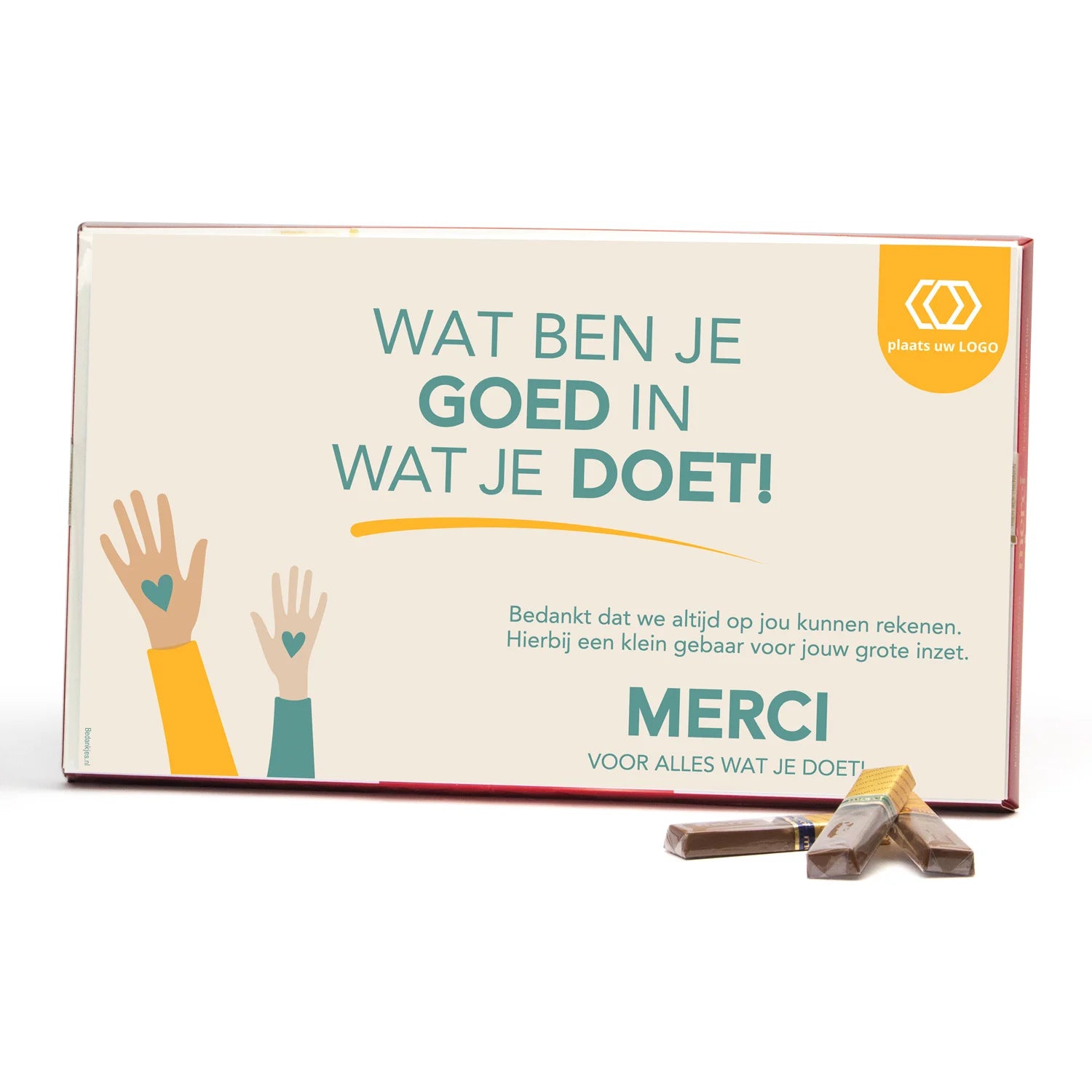 Doos Merci 400 gram versturen - Brievenbus