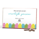 Merci met eigen inlay kaart 400 gram - Pasen - Bedankjes.nl