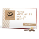 Merci met eigen inlay kaart 400 gram - Zakelijk