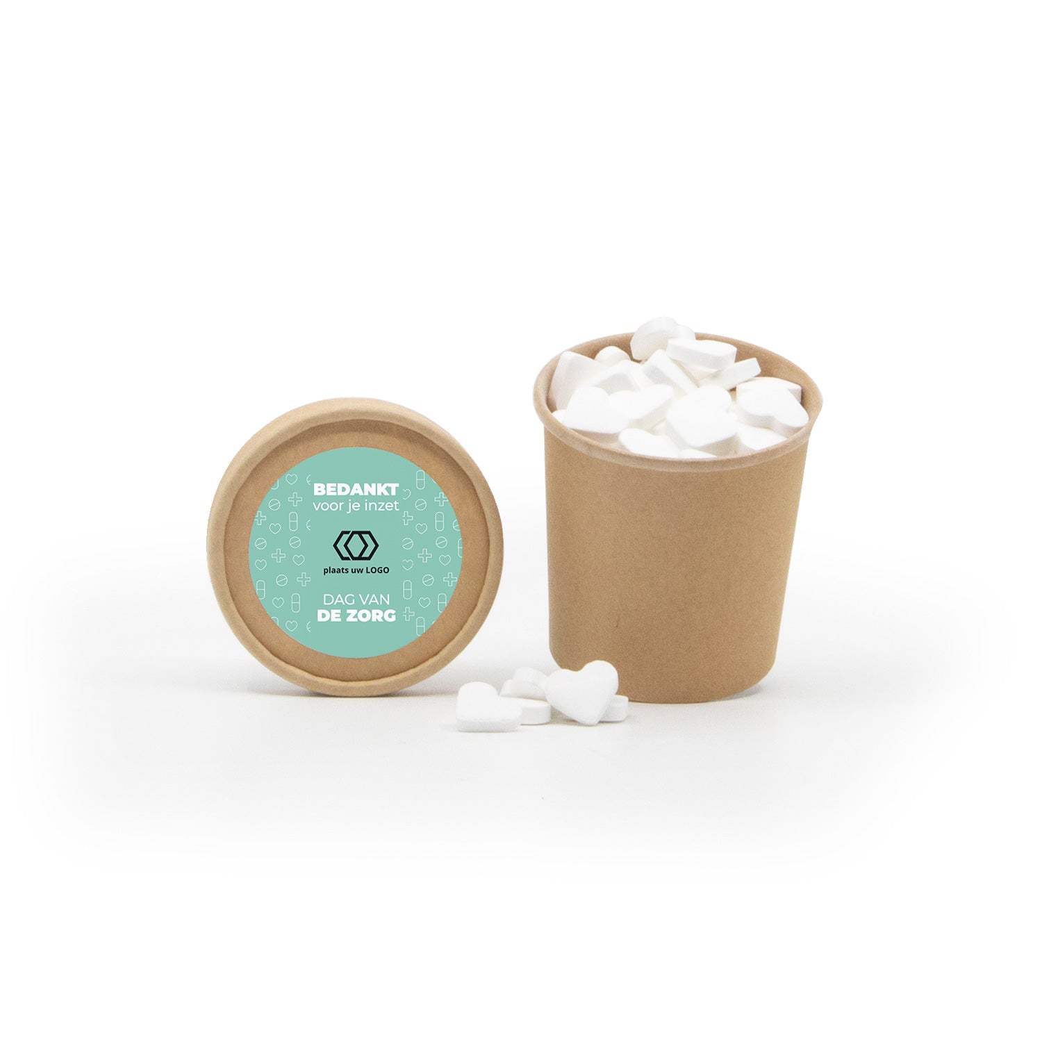 Bio kraftbekertje met Snoep - Dag van de Verpleging - Bedankjes.nl