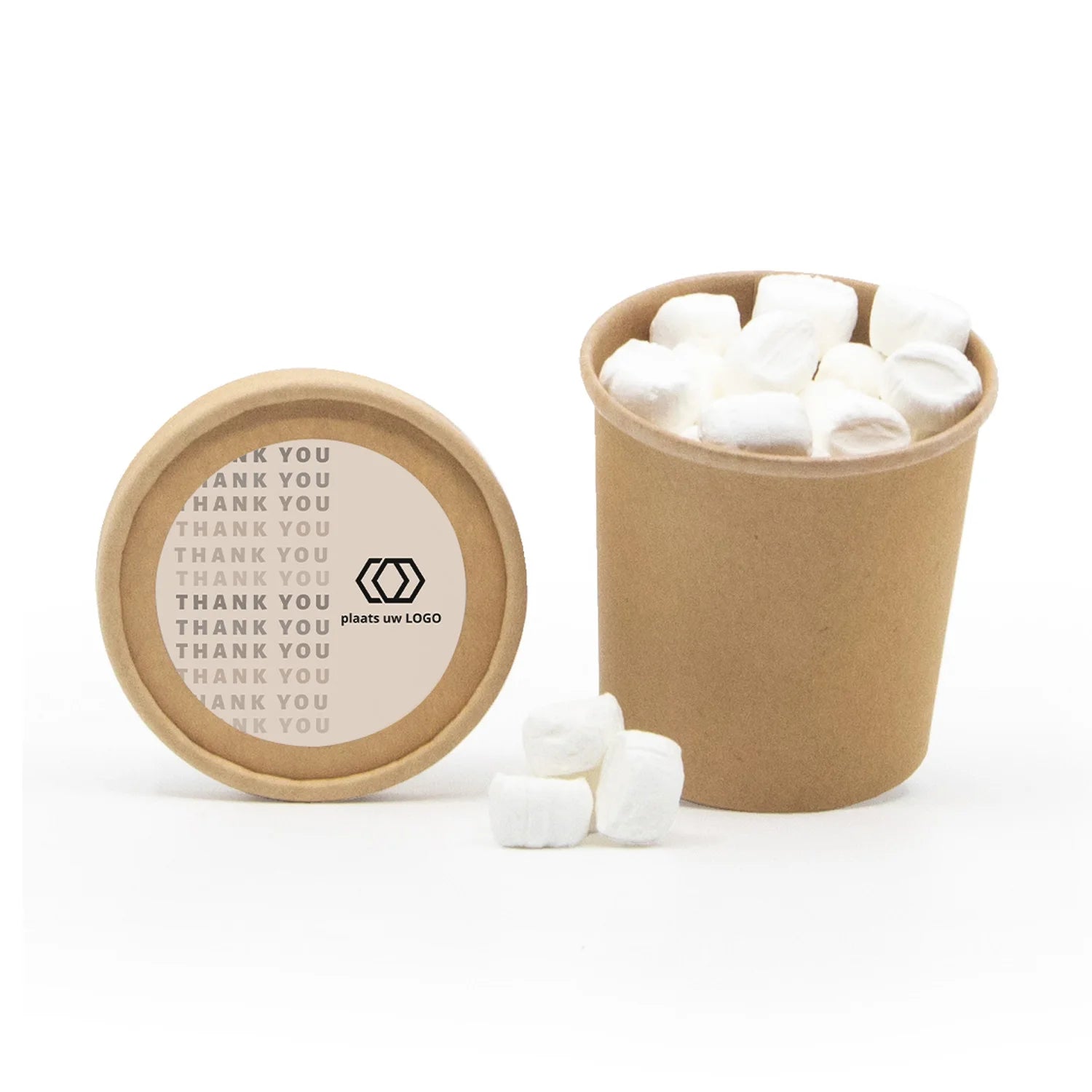 Bio kraftbekertje met Snoep - Zakelijk