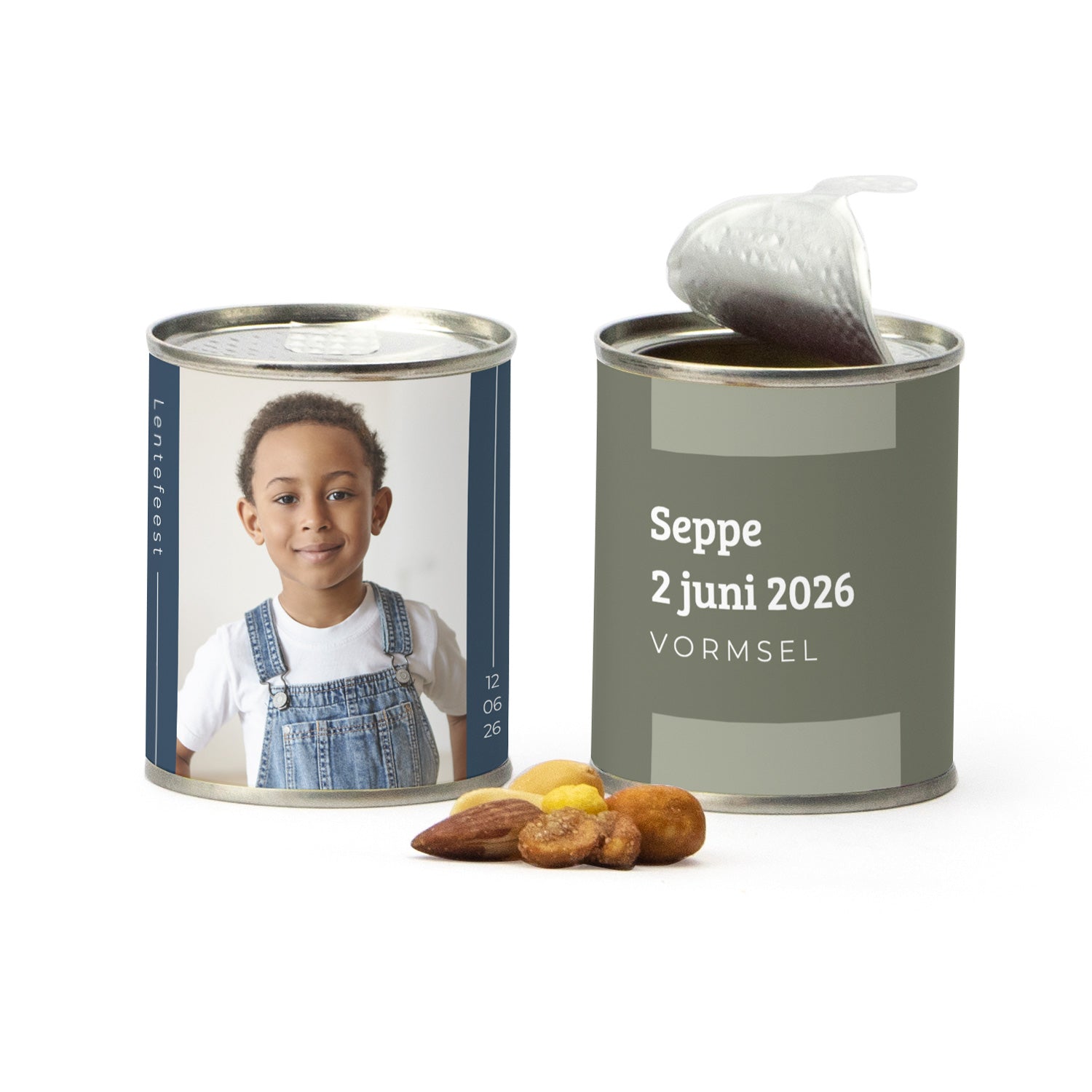 Blikje cocktailmix - Communie jongens - Bedankjes.nl