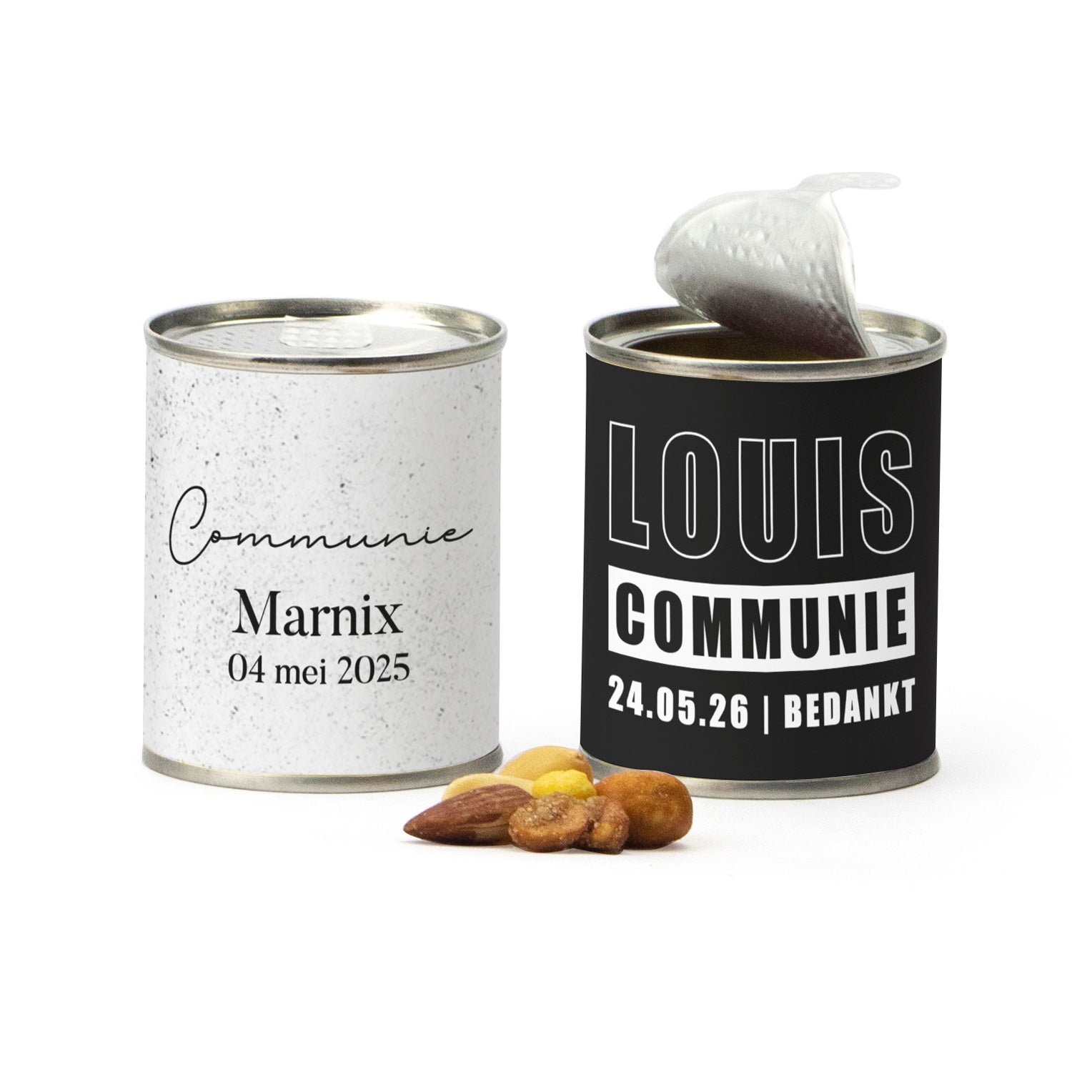 Blikje cocktailmix - Communie jongens - Bedankjes.nl