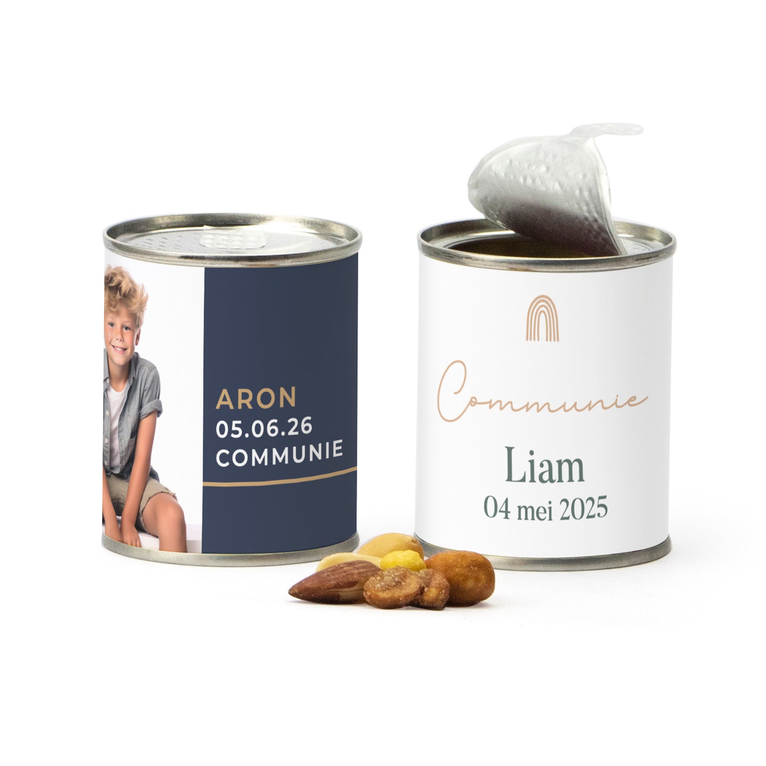 Blikje cocktailmix - Communie jongens - Bedankjes.nl