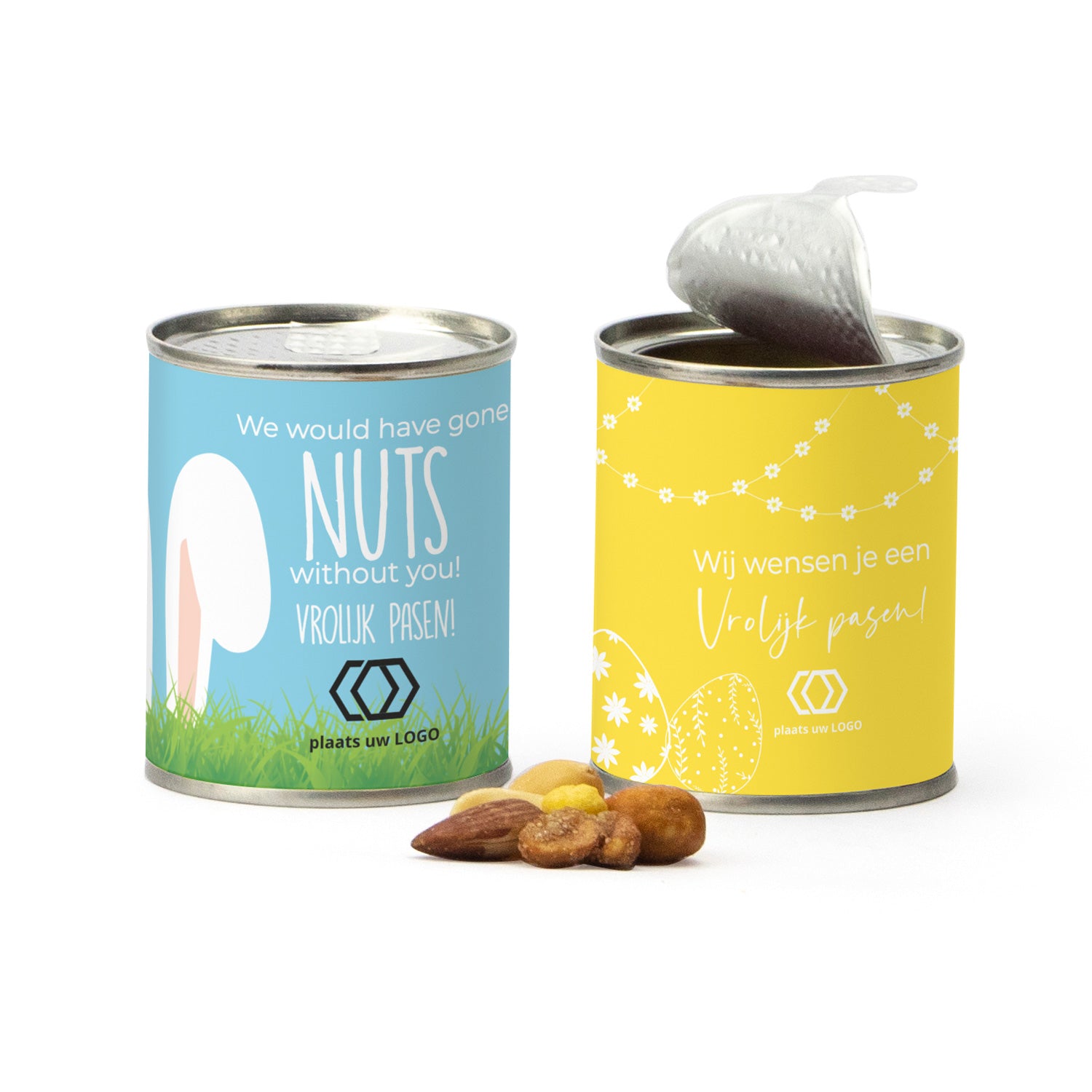 Blikje Cocktailmix met eigen logo - Pasen - Bedankjes.nl