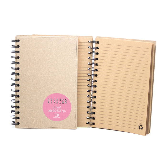 A5 Notitieboek gerecycled met ringband - Zakelijk A5 Notitieboek gerecycled met ringband - Zakelijk