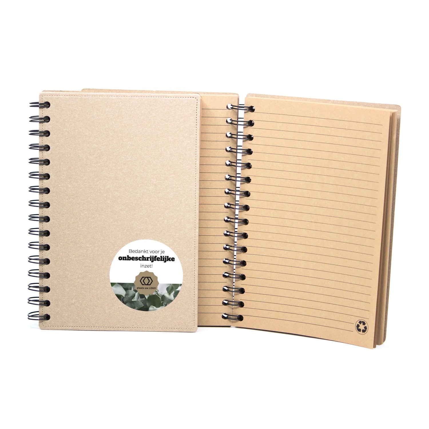 A5 Notitieboek gerecycled met ringband - Zakelijk - Bedankjes.nl