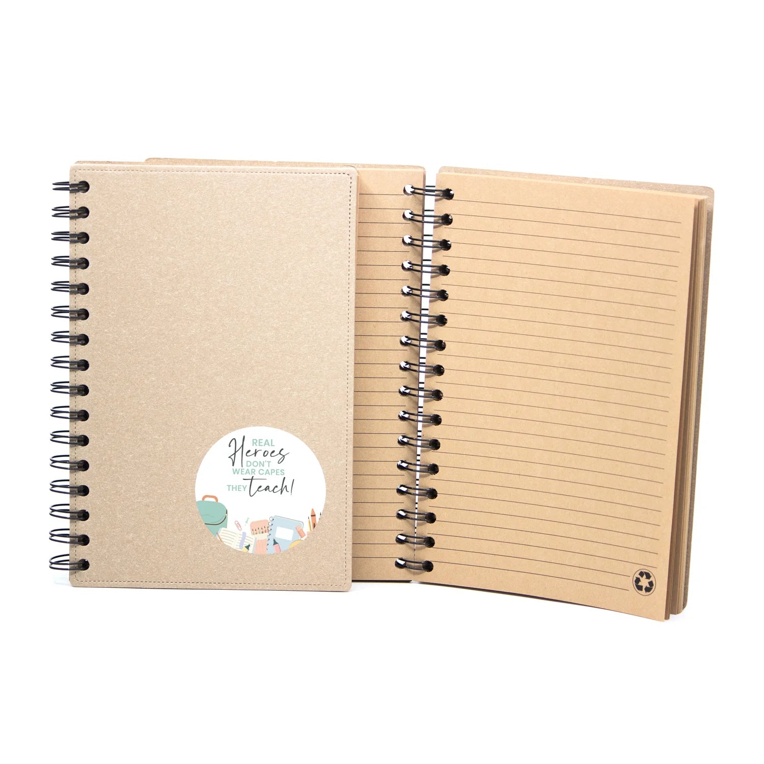 A5 Notitieboek gerecycled met ringband - Leraar - Bedankjes.nl