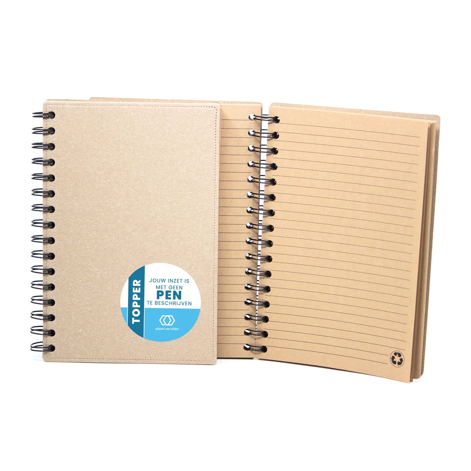 A5 Notitieboek gerecycled met ringband - Zakelijk - Bedankjes.nl