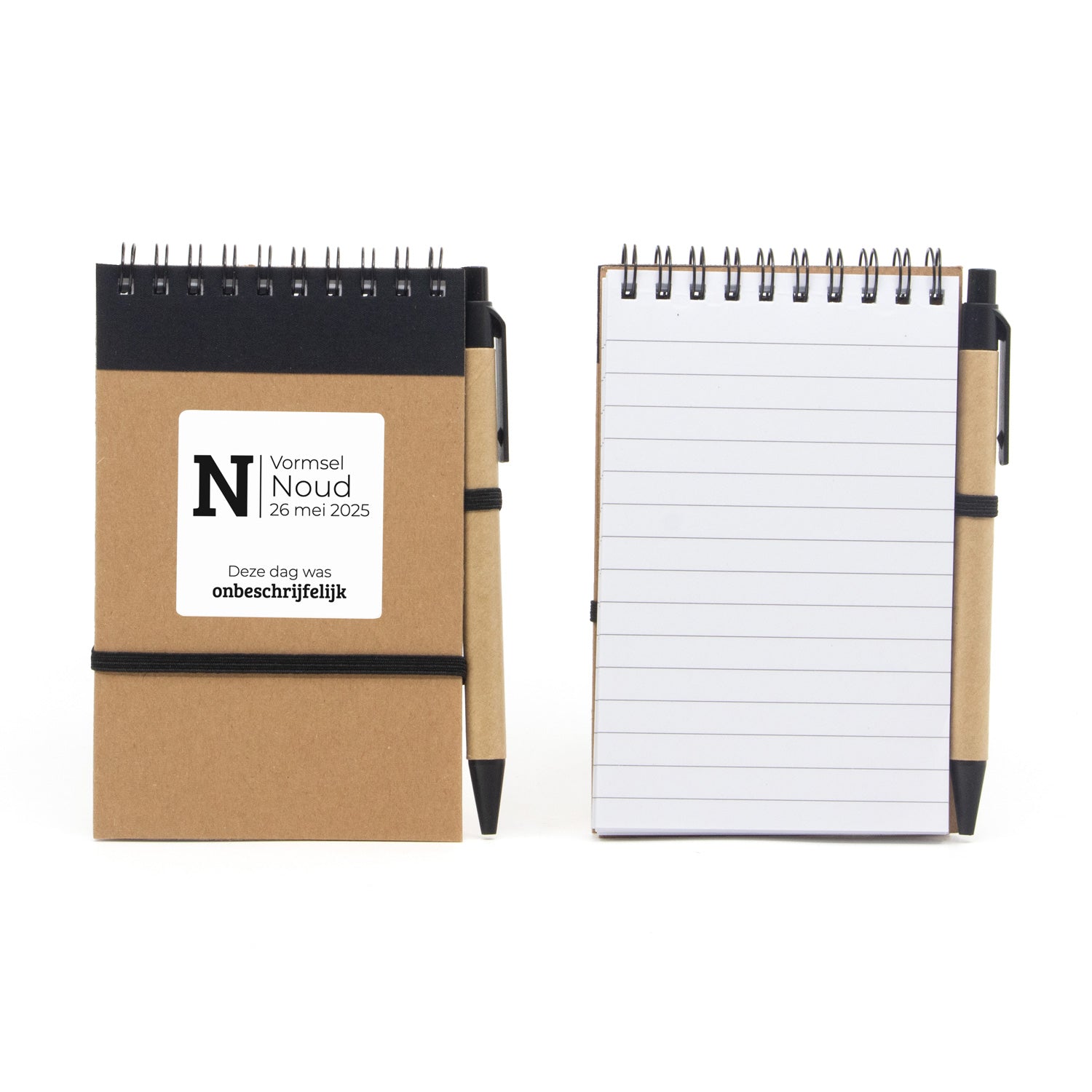 Notitieboekje met balpen- Communie jongens - Bedankjes.nl