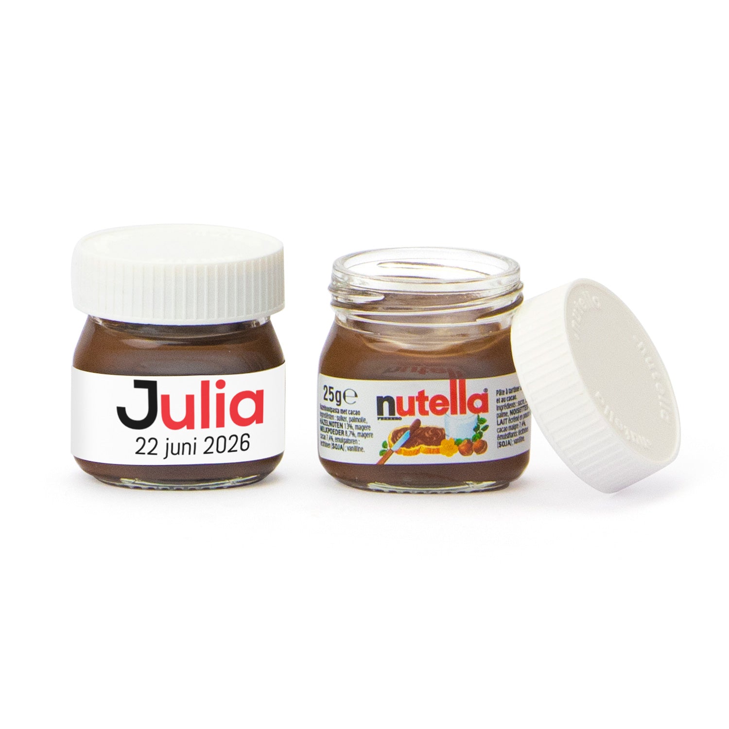 Mini potje nutella - Communie meisjes - Bedankjes.nl
