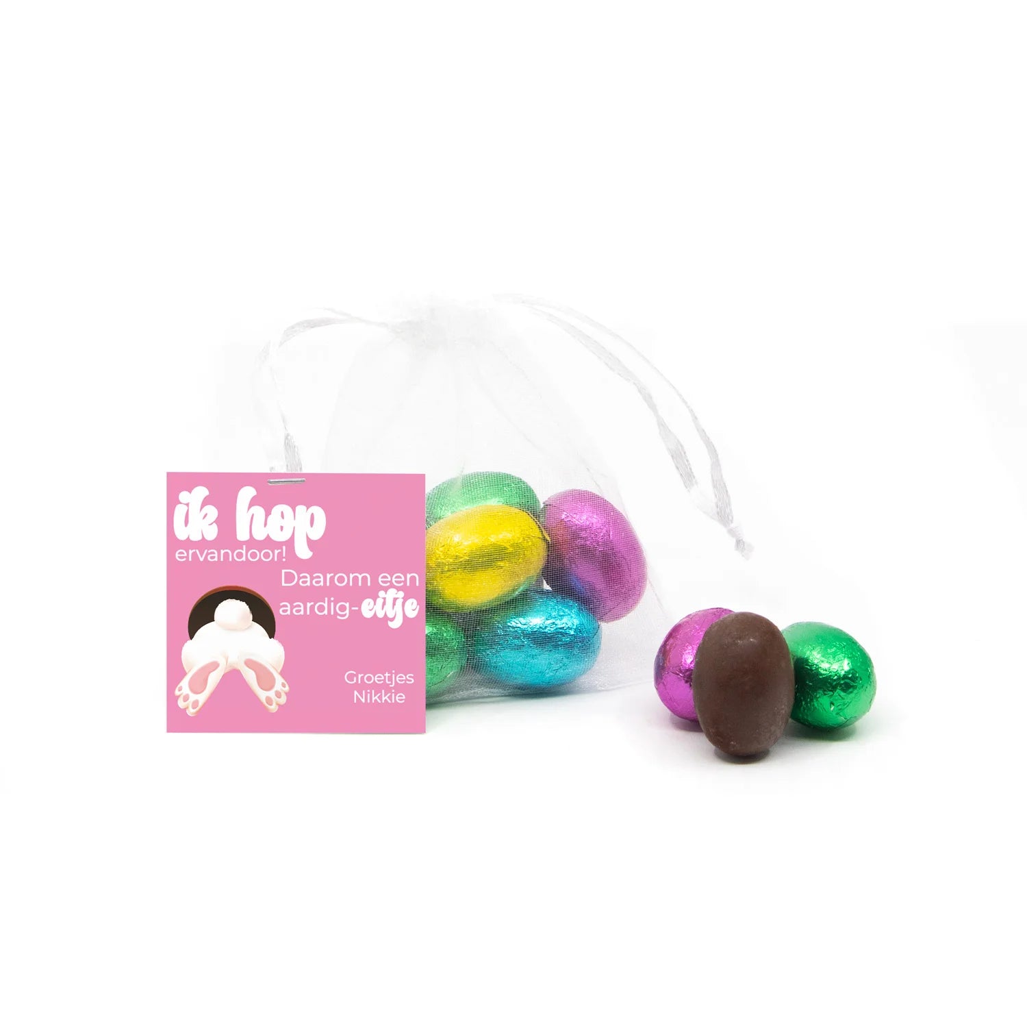 Samenwerken met jou was een EITJE - Bedankjes.nl