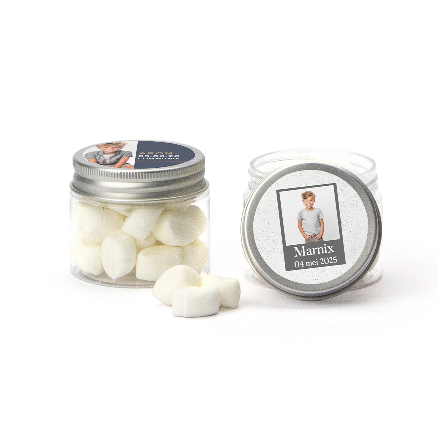 Mini potje met snoepjes - Communie jongens - Bedankjes.nl