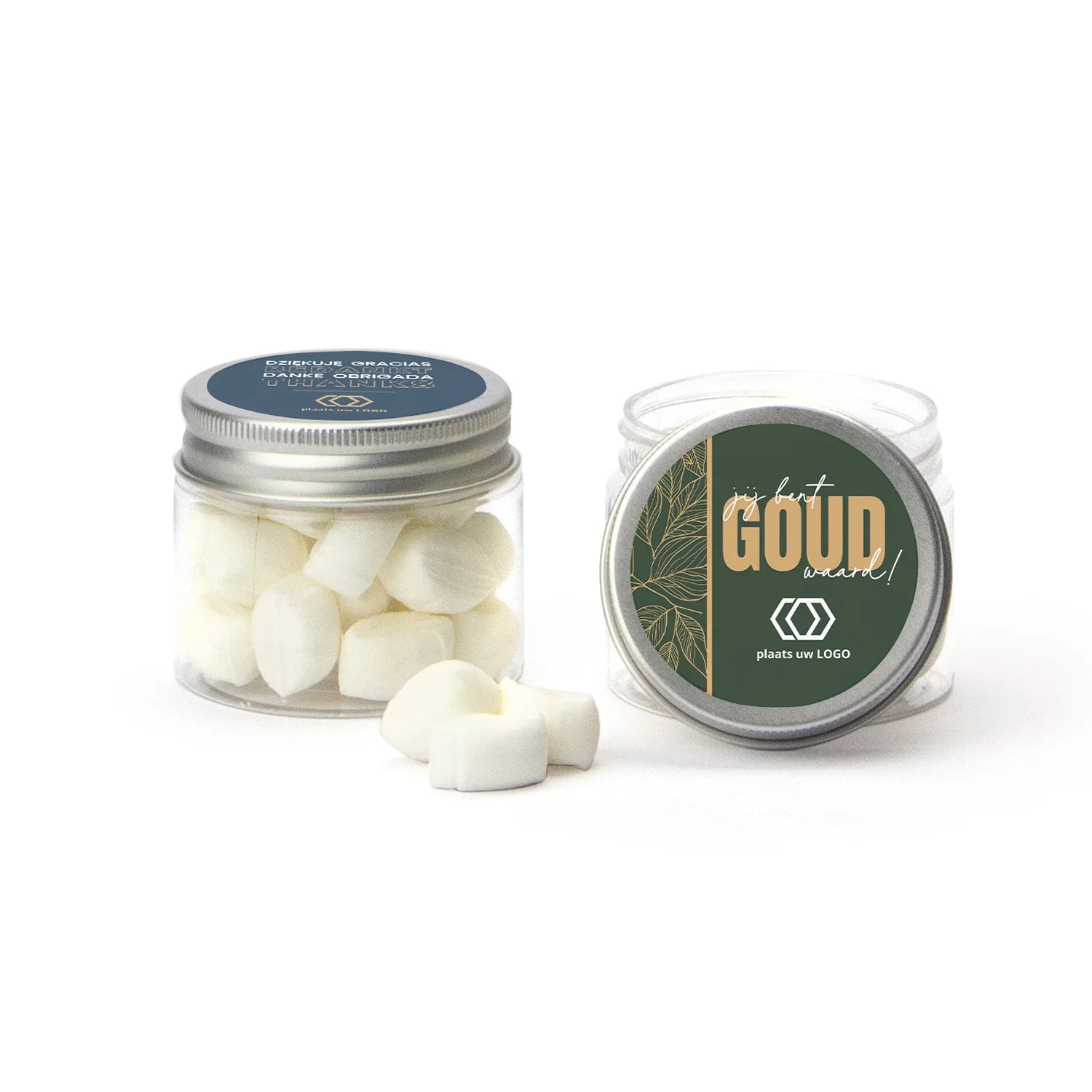 Mini potje met snoepjes - Zakelijk