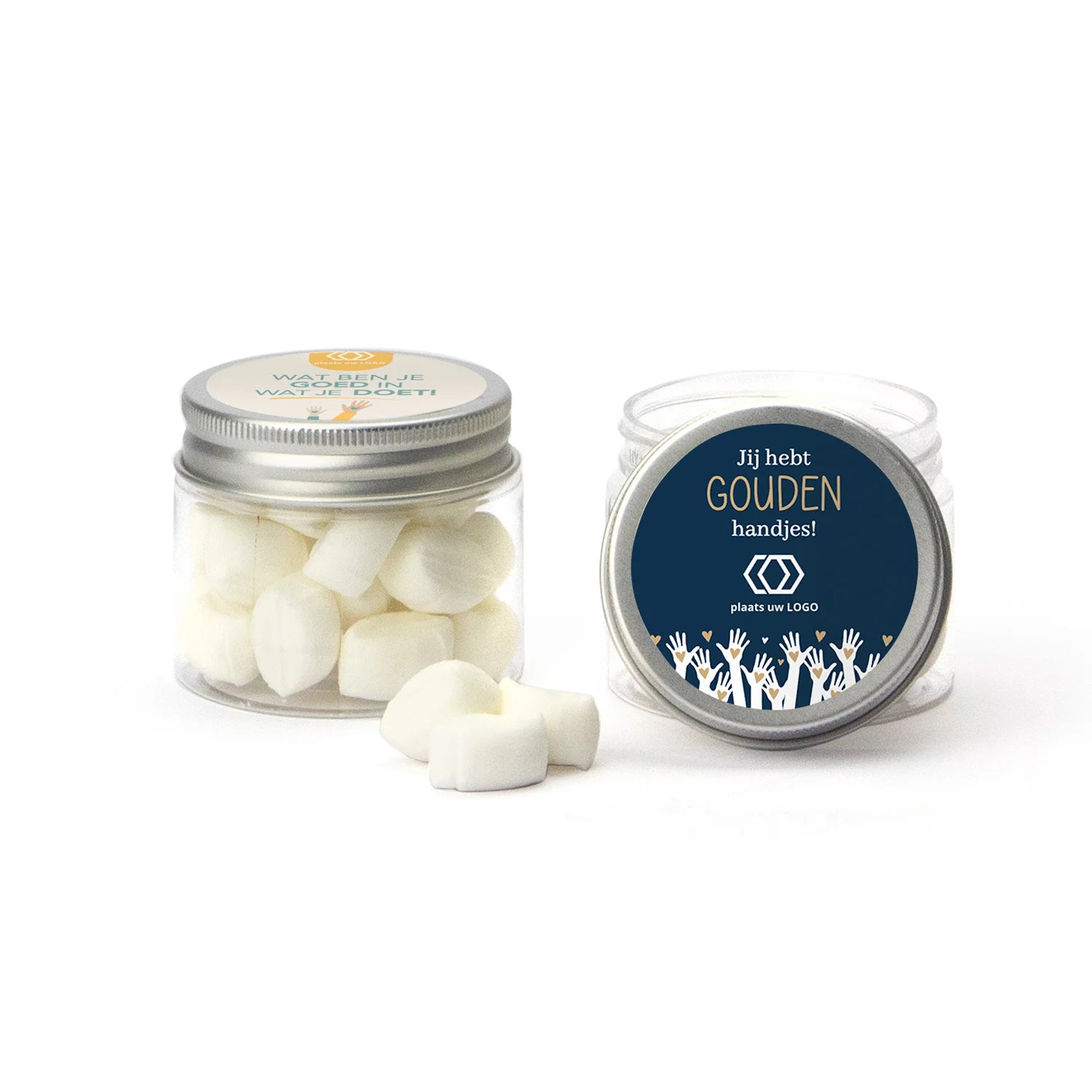 Mini potje met snoepjes - Vrijwilliger - Bedankjes.nl