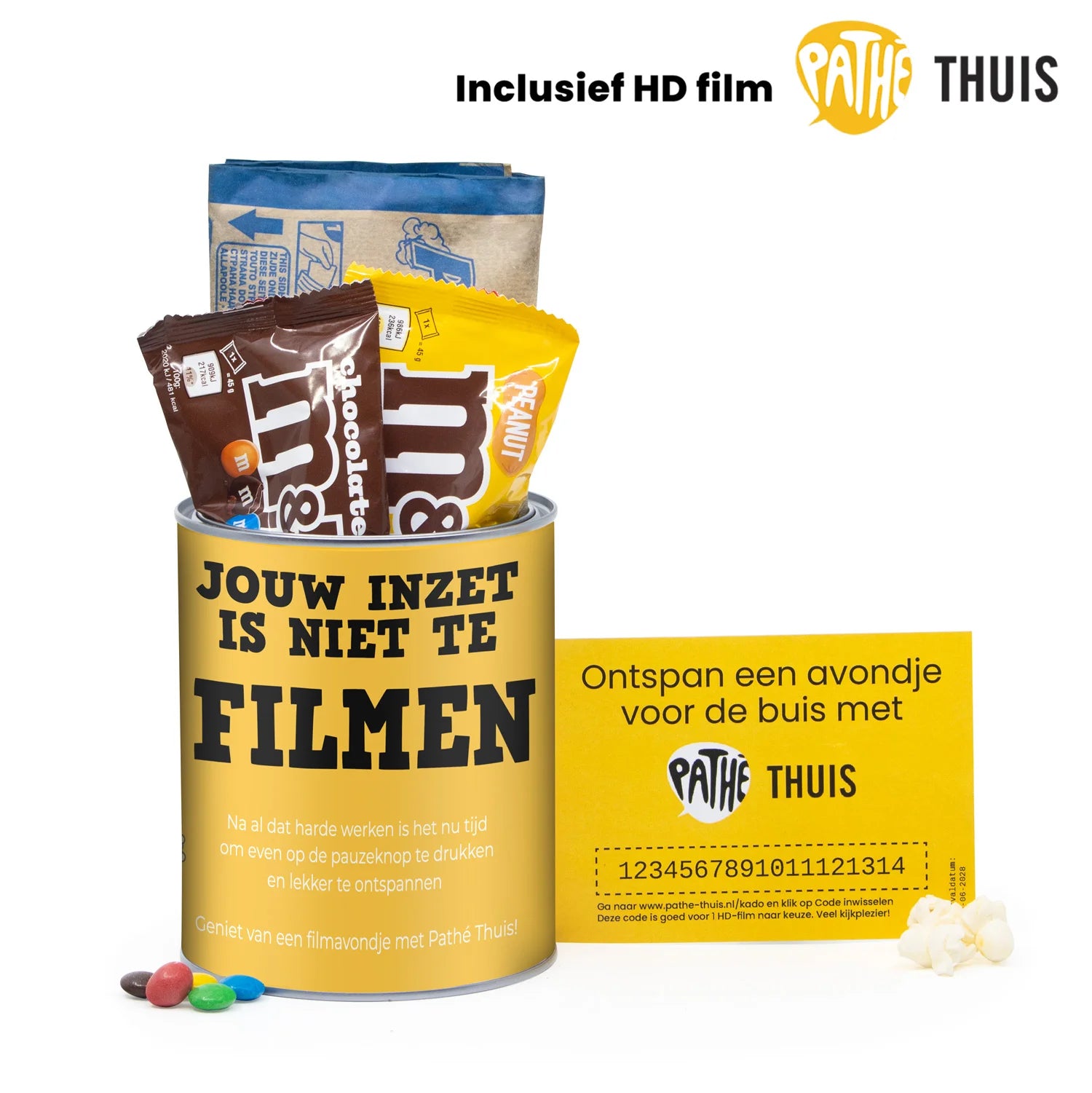 Filmavond in een persoonlijk Verfblik - Zakelijk - Bedankjes.nl