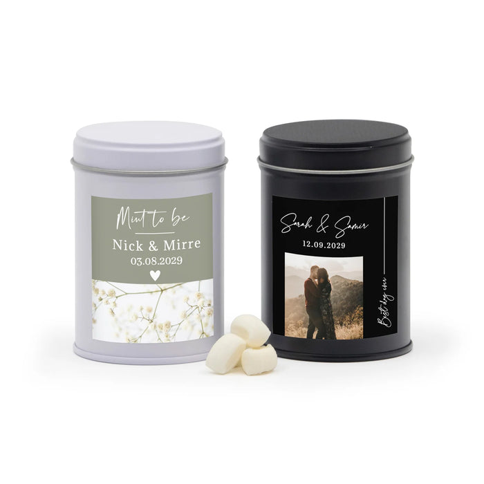 Blik met eigen etiket - Trouwen Blik met eigen etiket - Trouwen