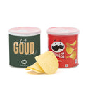 Pringles chipsblikje met eigen wikkel 40 gram - Zakelijk - Bedankjes.nl