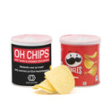 Pringles chipsblikje met eigen wikkel 40 gram - Kerst - Bedankjes.nl
