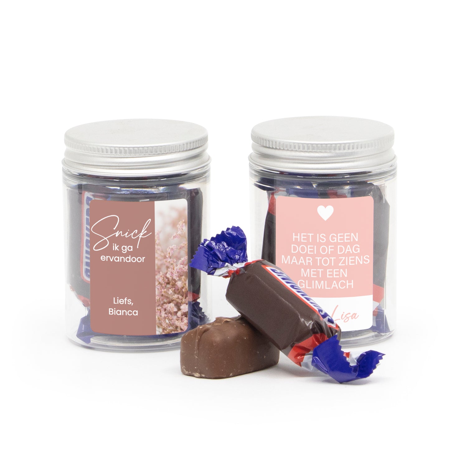 Snick! Ik ga ervandoor kunststof potje - Afscheid collega - Bedankjes.nl