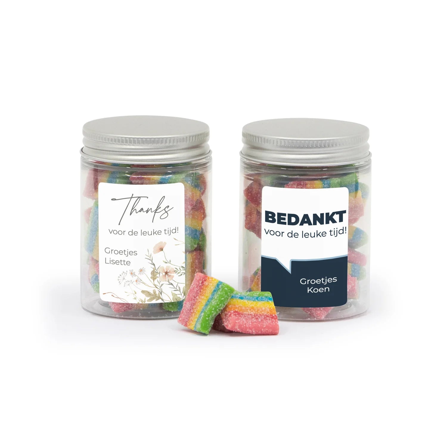 Afscheid nemen is zuur kunststof potje - Afscheid collega - Bedankjes.nl