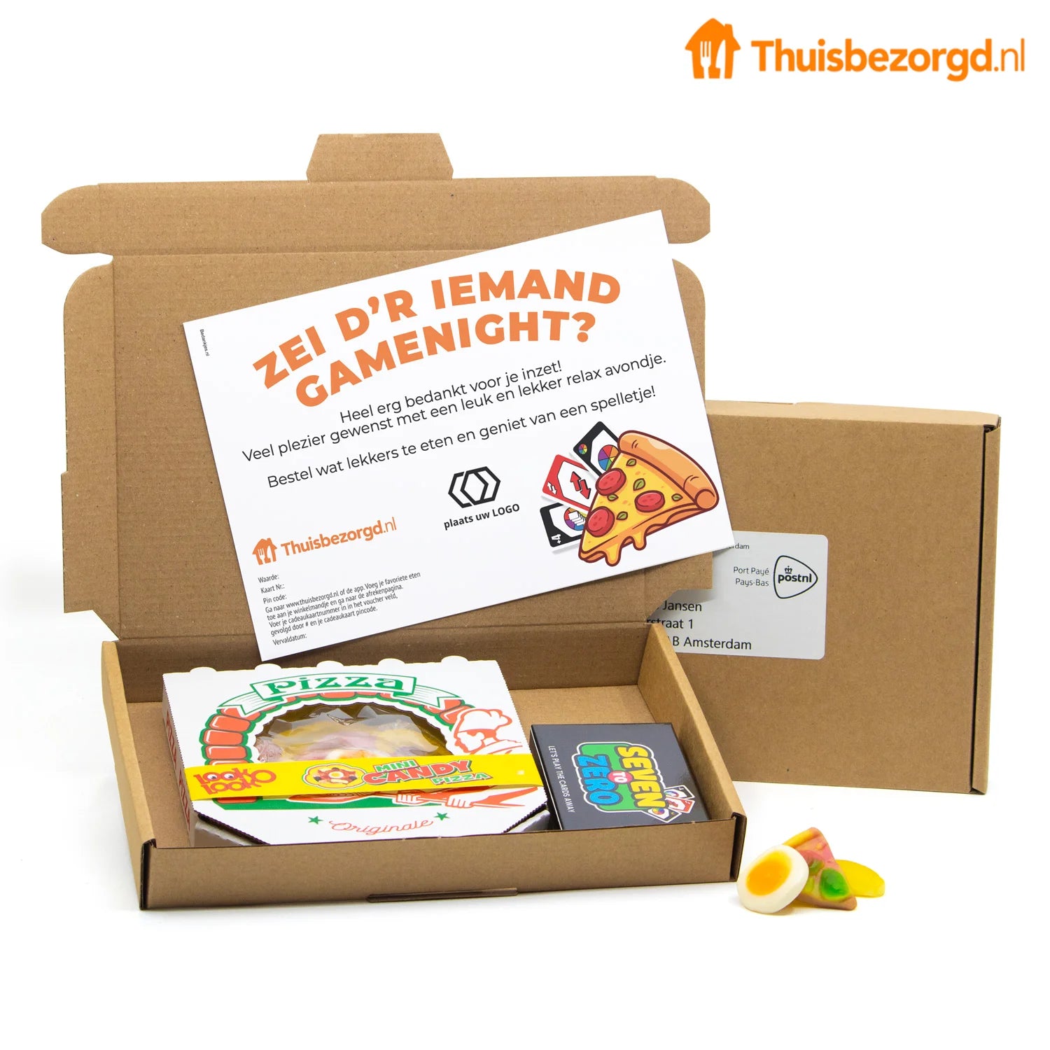 Relax Avondje pizza en spel – Thuisbezorgd