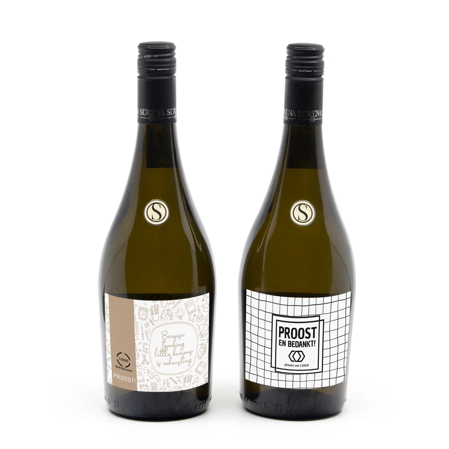 Fles Prosecco met persoonlijk etiket - Leraar - Bedankjes.nl