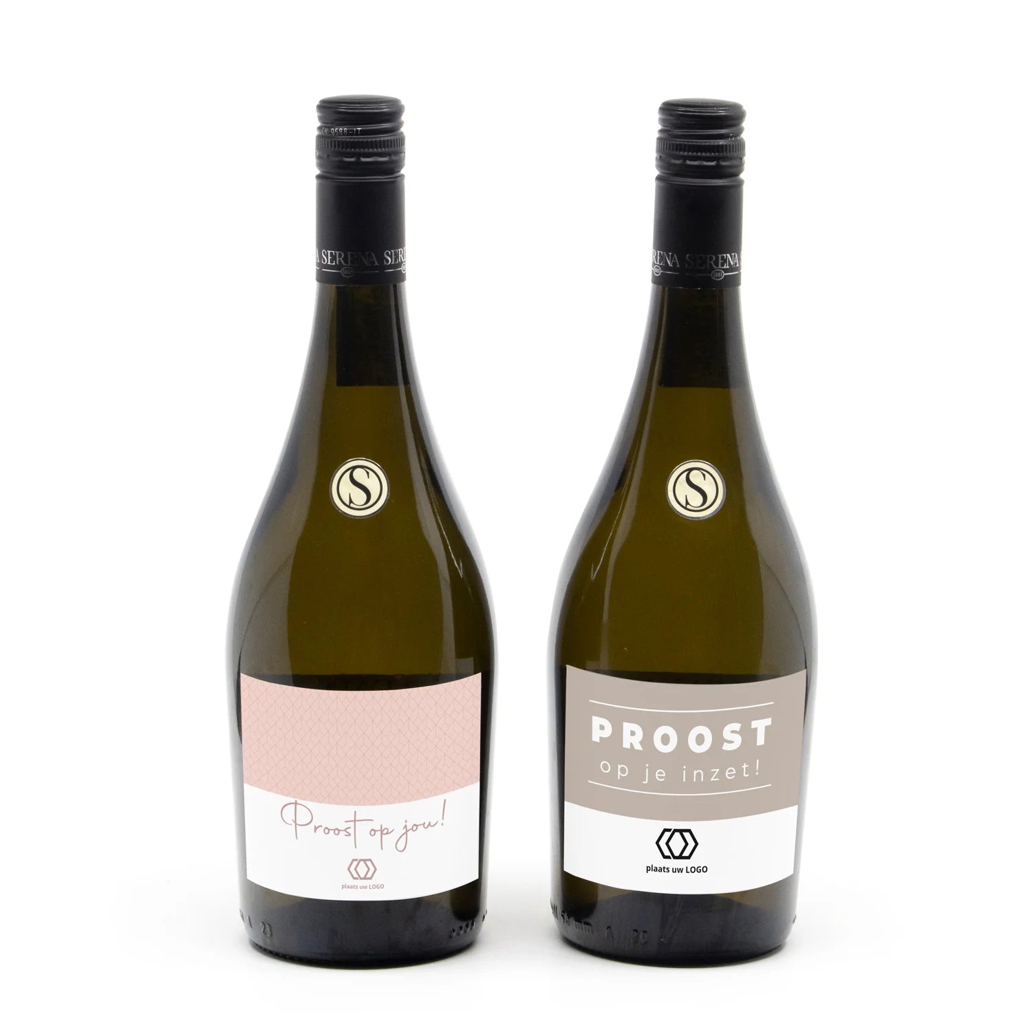 Fles Prosecco met eigen logo op etiket - Zakelijk - Bedankjes.nl