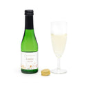 Flesje alcoholvrije prosecco met eigen etiket - Communie meisjes