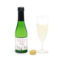Flesje alcoholvrije prosecco met eigen etiket -Trouwen