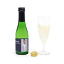 Flesje alcoholvrije prosecco met eigen etiket - Communie jongens