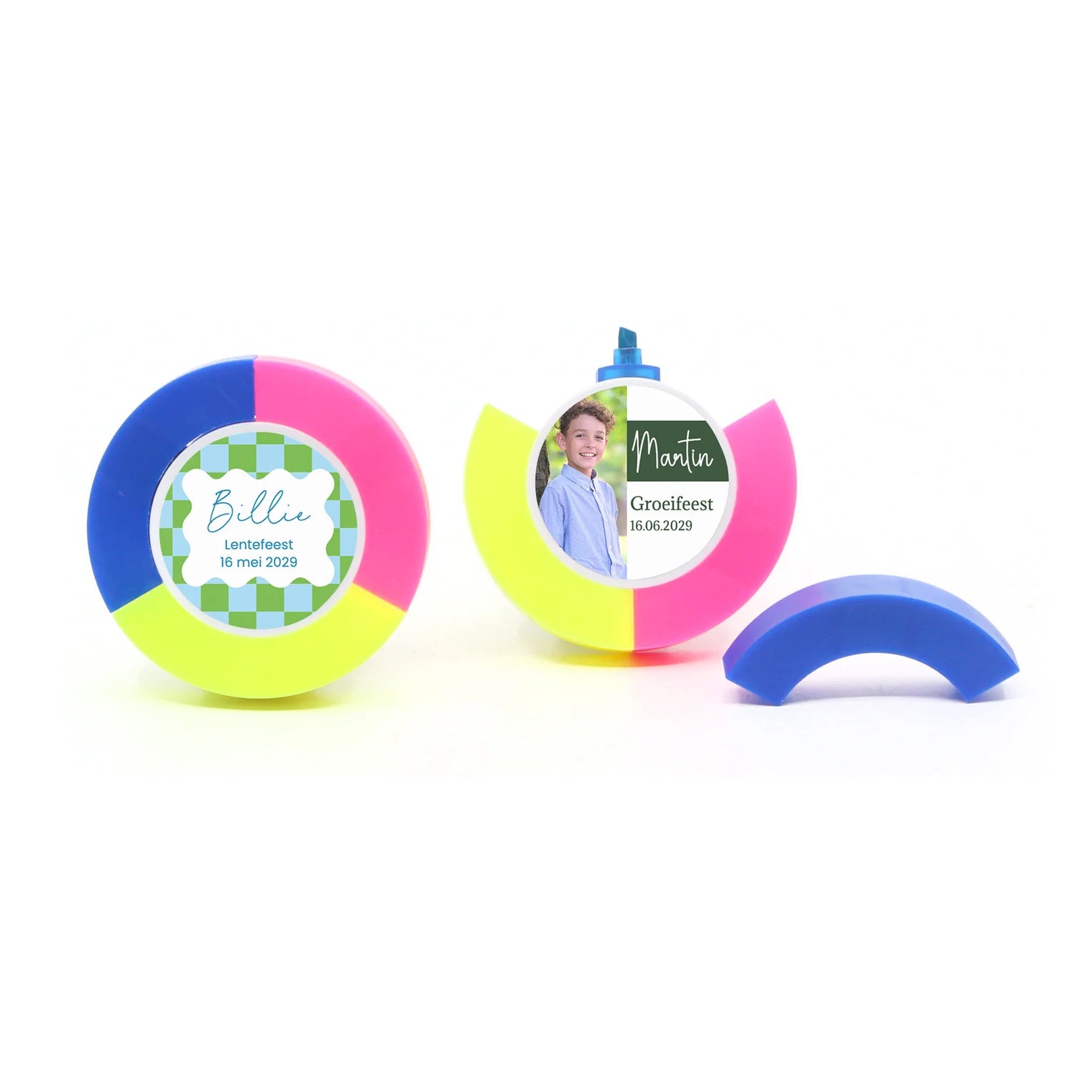 Highlighter rond - Communie jongens
