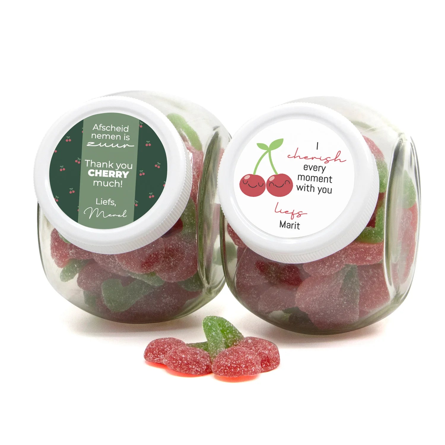 Thank you Cherry Much snoeppot 0,4L - Afscheid Collega - Bedankjes.nl