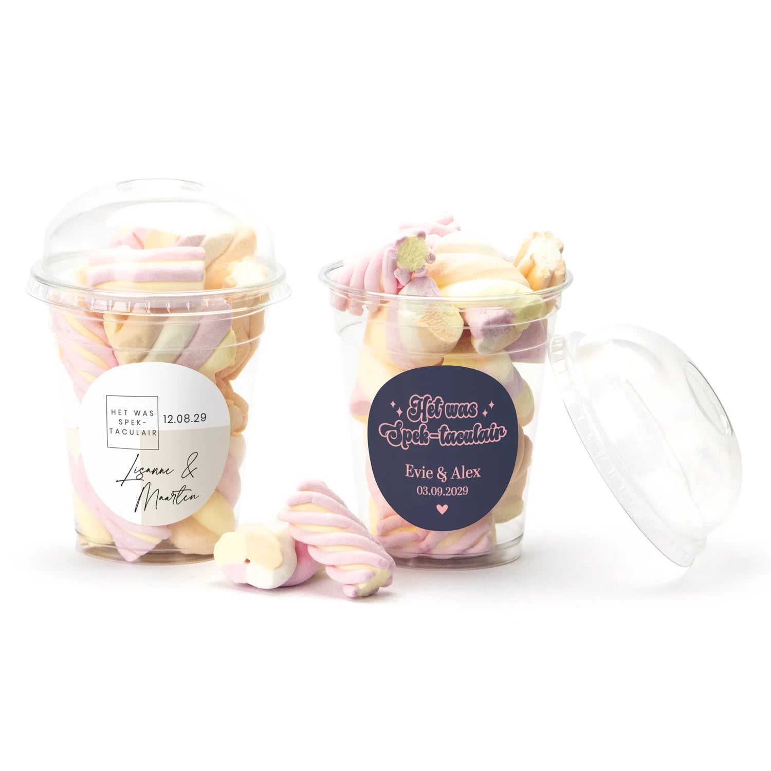 Een SPEKtaculaire feestbeker - Trouwen - Bedankjes.nl