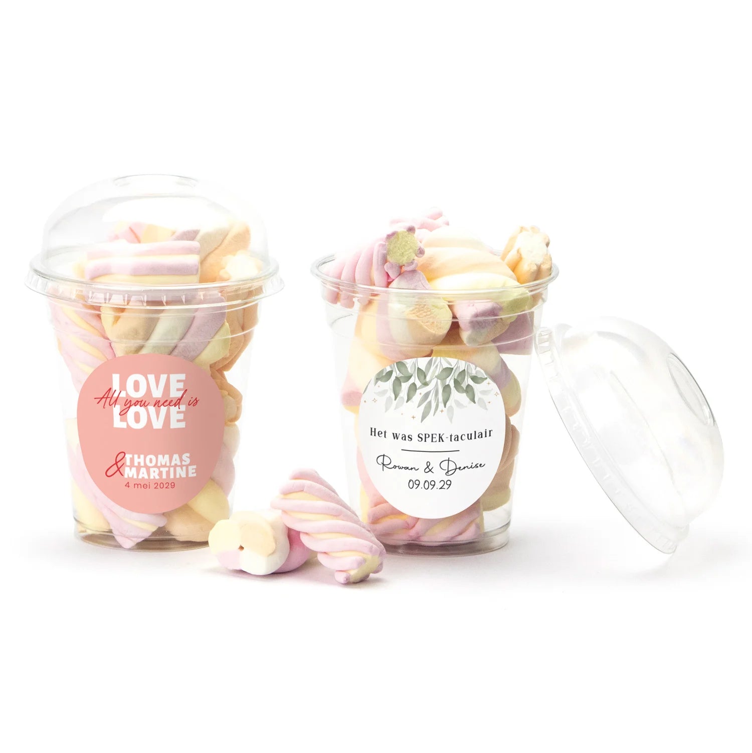 Een SPEKtaculaire feestbeker - Trouwen - Bedankjes.nl