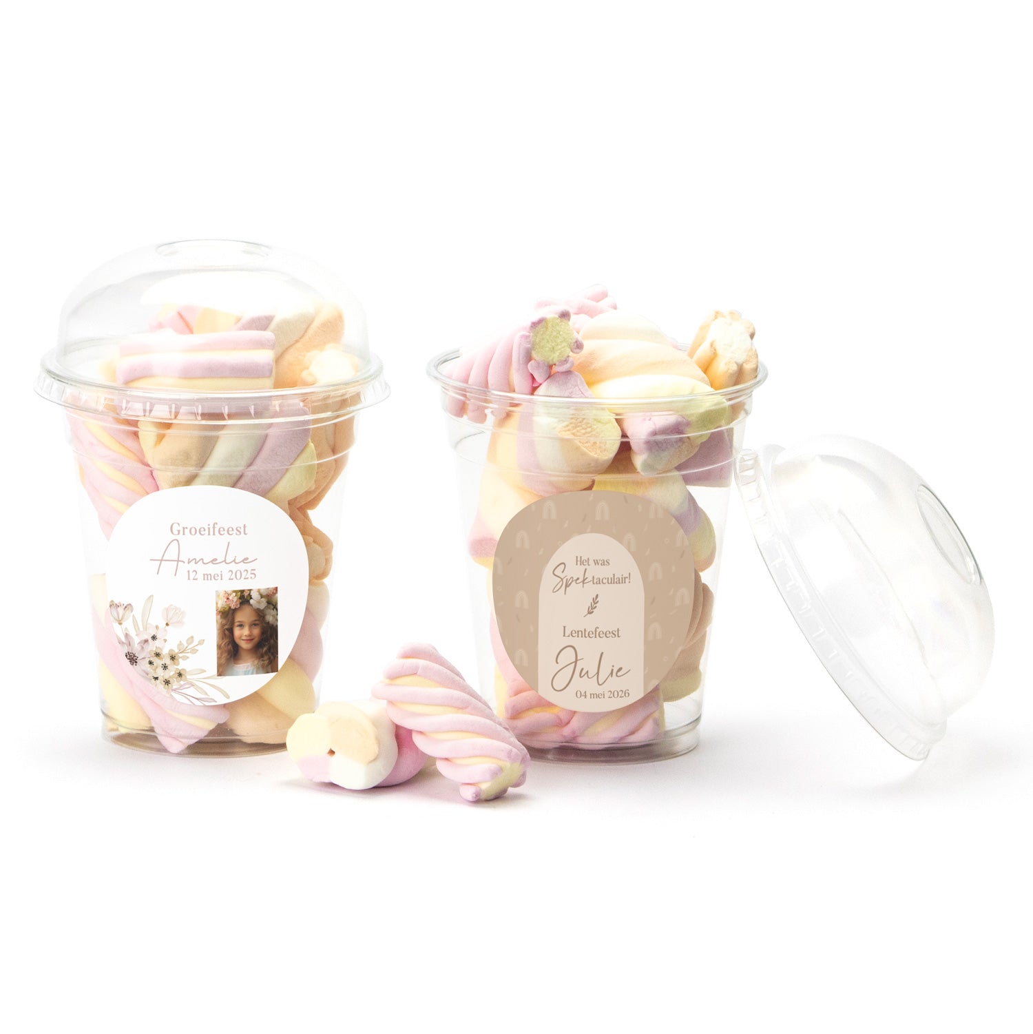 SPEKtaculaire feestbeker - Communie meisjes - Bedankjes.nl