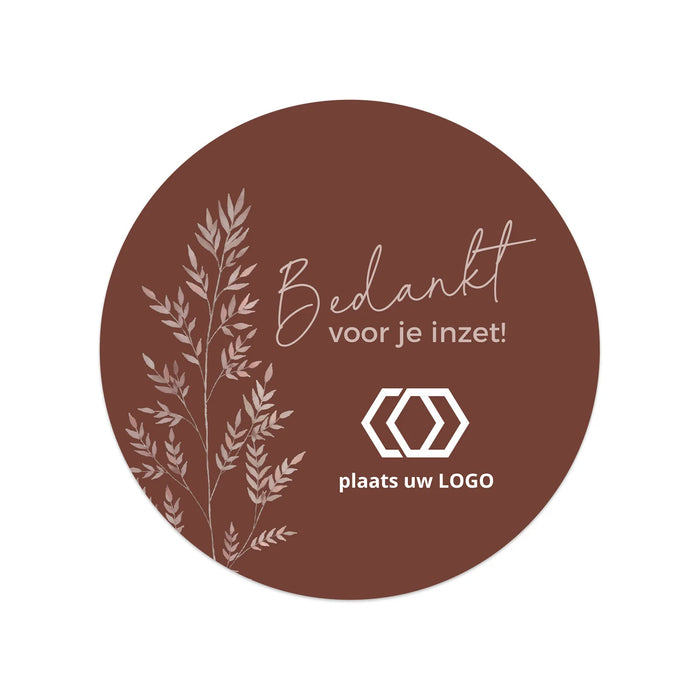 Persoonlijke stickers 24 stuks (4cm)- Zakelijk Persoonlijke stickers 24 stuks (4cm)- Zakelijk