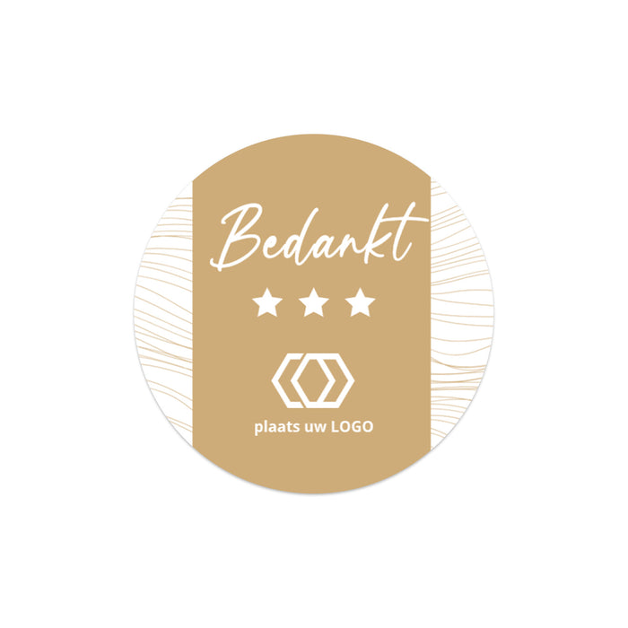 Persoonlijke stickers 24 stuks (4cm)- Zakelijk Persoonlijke stickers 24 stuks (4cm)- Zakelijk