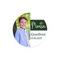 Stickers 24 stuks (4cm) - Communie jongens