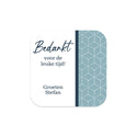 Persoonlijke vierkante stickers 15 stuks (5 x 5cm) - Bedankt - Bedankjes.nl
