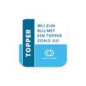 Persoonlijke vierkante stickers 15 stuks (5 x 5cm) - Zakelijk - Bedankjes.nl