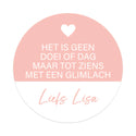 Persoonlijke stickers 12 stuks (6,35cm) - Collega - Bedankjes.nl