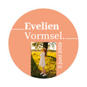 Stickers 12 stuks (6,35cm) - Communie meisjes